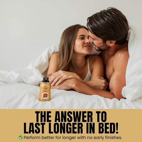 60000 Delay Spray for Men - 45ml | Last Longer in Bed | Desensitizing for Premature Ejaculation PE | 150+ Sprays | Helps Prolong and Control Climax